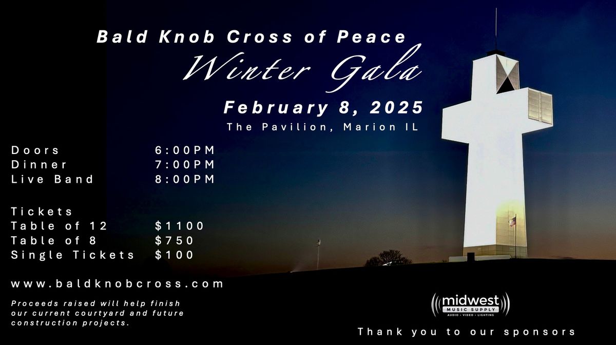 Winter Gala with Bald Knob Cross of Peace