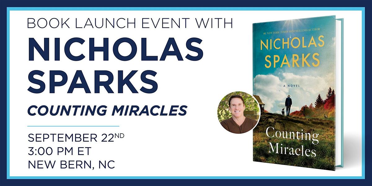 Nicholas Sparks "Counting Miracles" Book Launch Event
