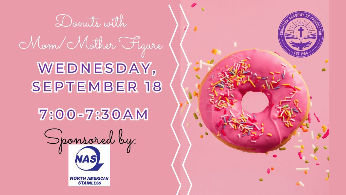 CAC's Donuts with Moms\/Mother Figures (September 18)