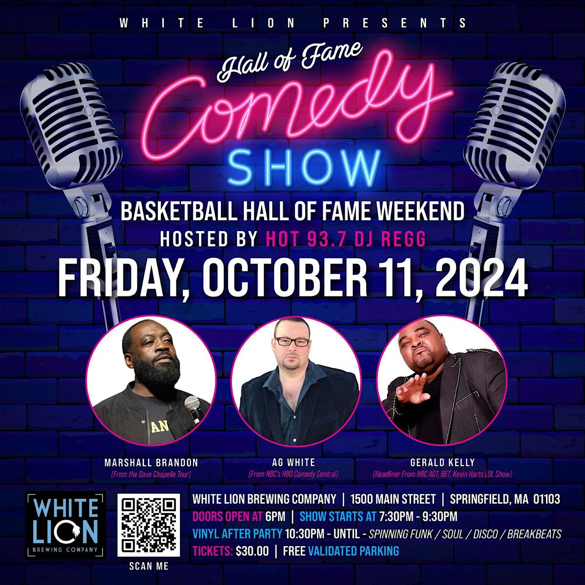 Hall of Fame Comedy & After Party \/ Basketball Hall of Fame Weekend