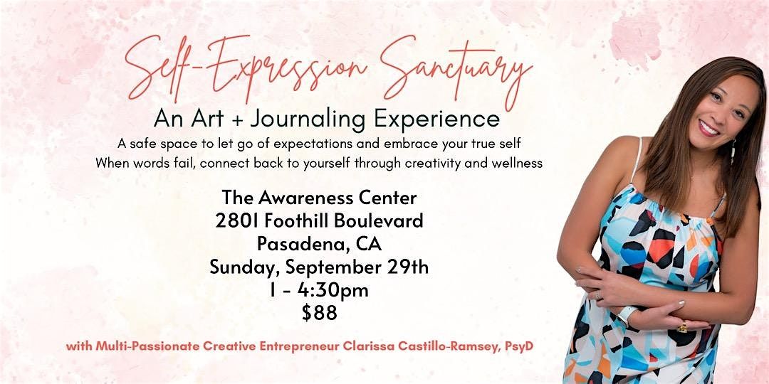 \u2728 Self-Expression Sanctuary: An Art + Journaling Experience\u2728