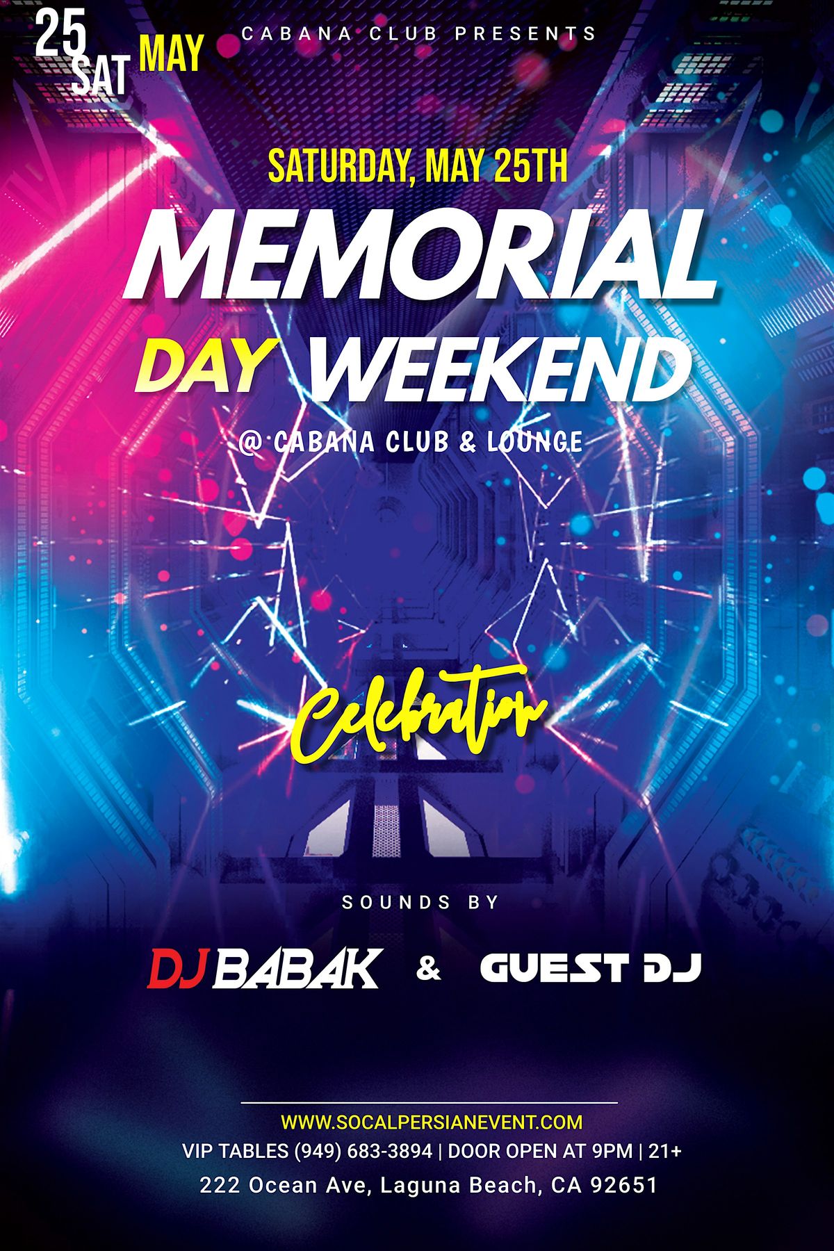 Memorial Day Weekend Party in Orange County