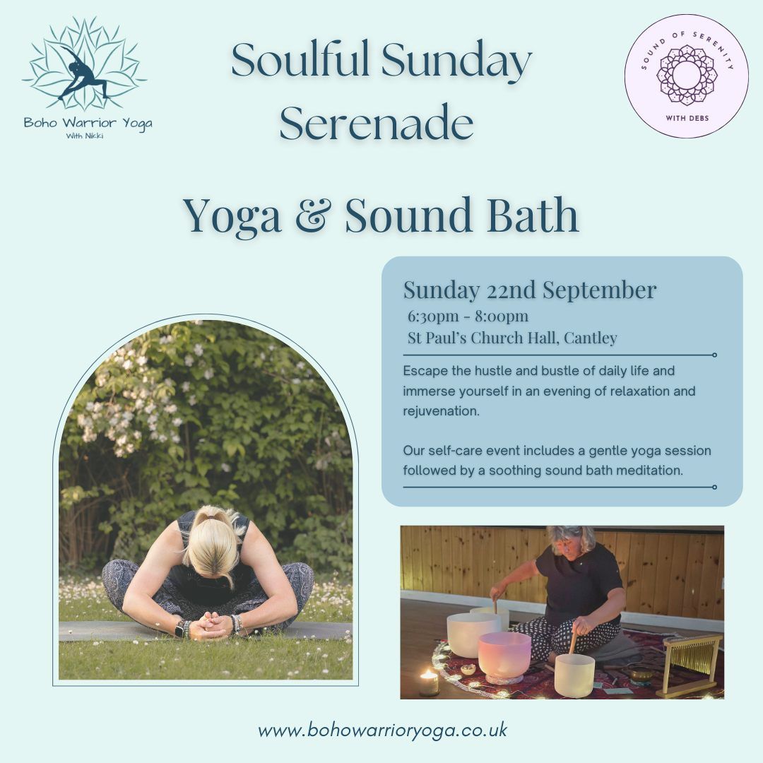 Soulful Sunday Serenade - Yoga & Crystal Sound Bath