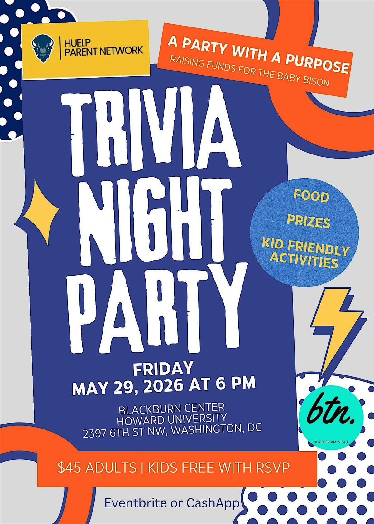 Family Black Trivia Night HUELP x BTN