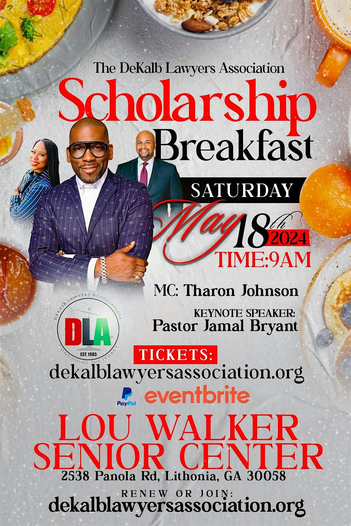 DeKalb Lawyers Association's Annual Scholarship Breakfast