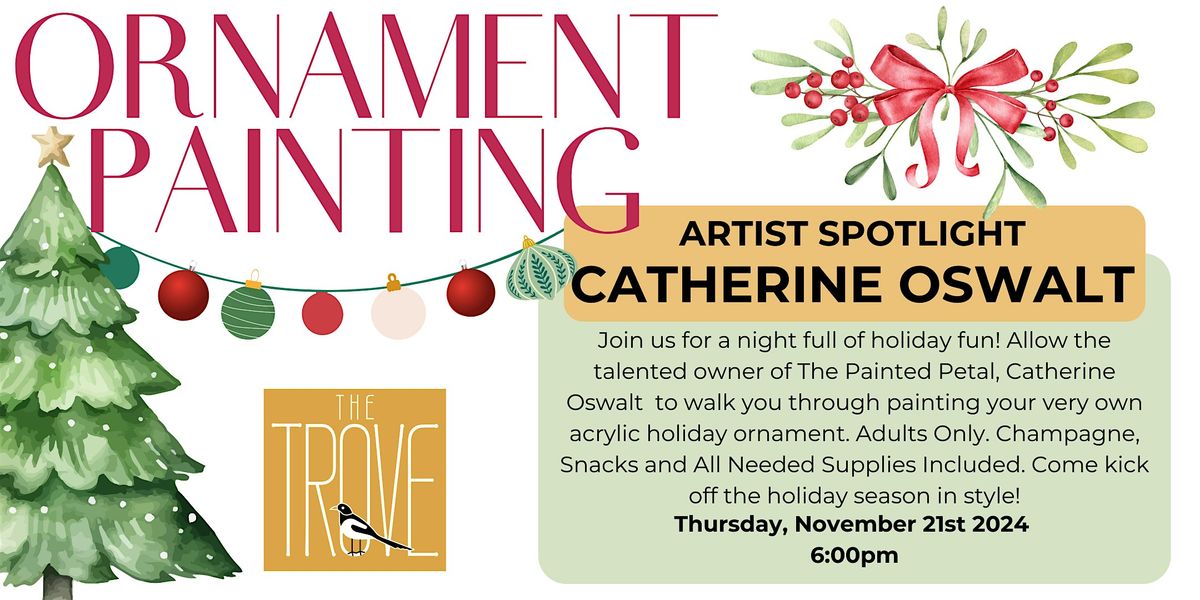 Ornament Painting with Catherine Oswalt