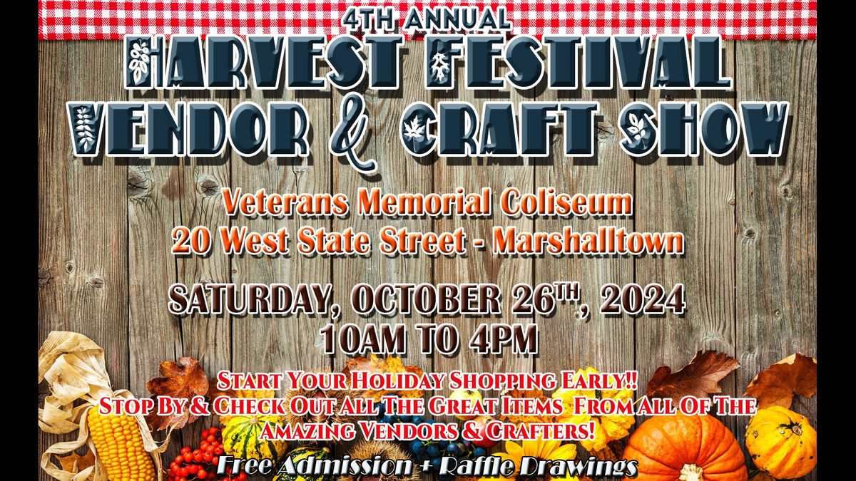 5th Annual Harvest Festival Vendor & Craft Show