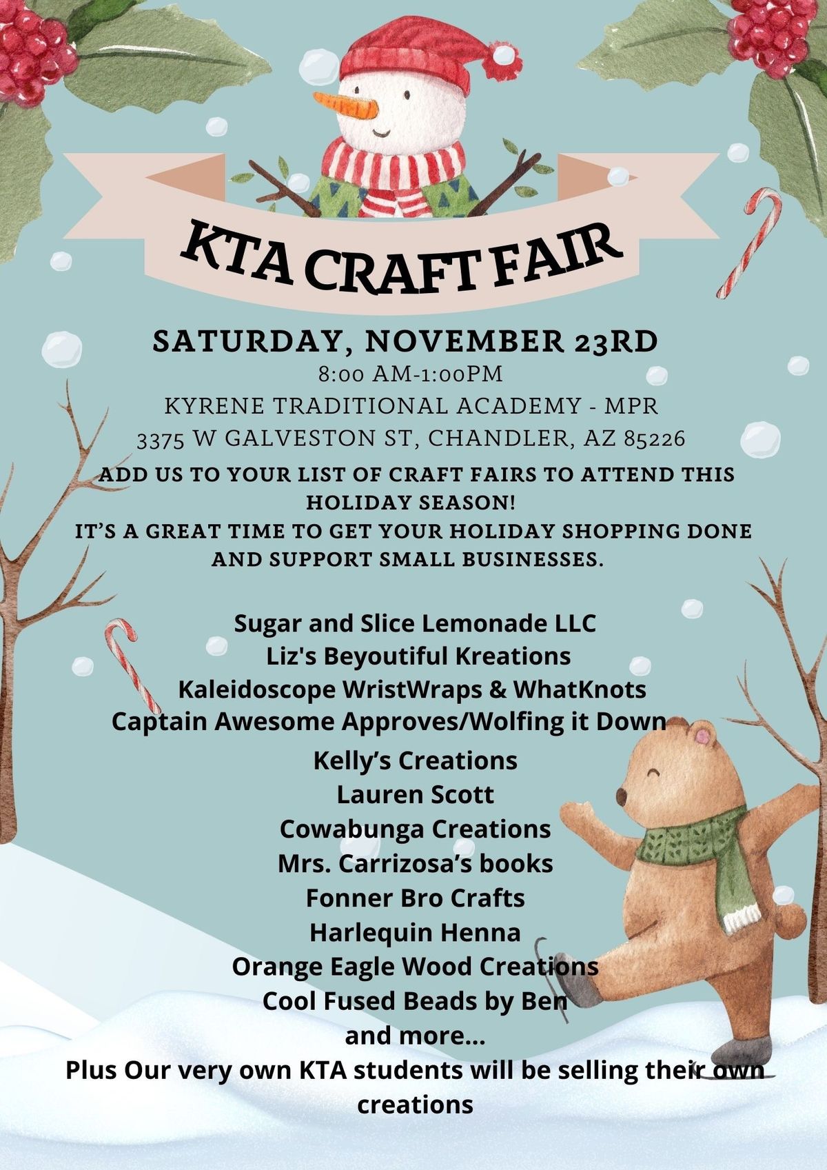 KTA Holiday Craft Fair