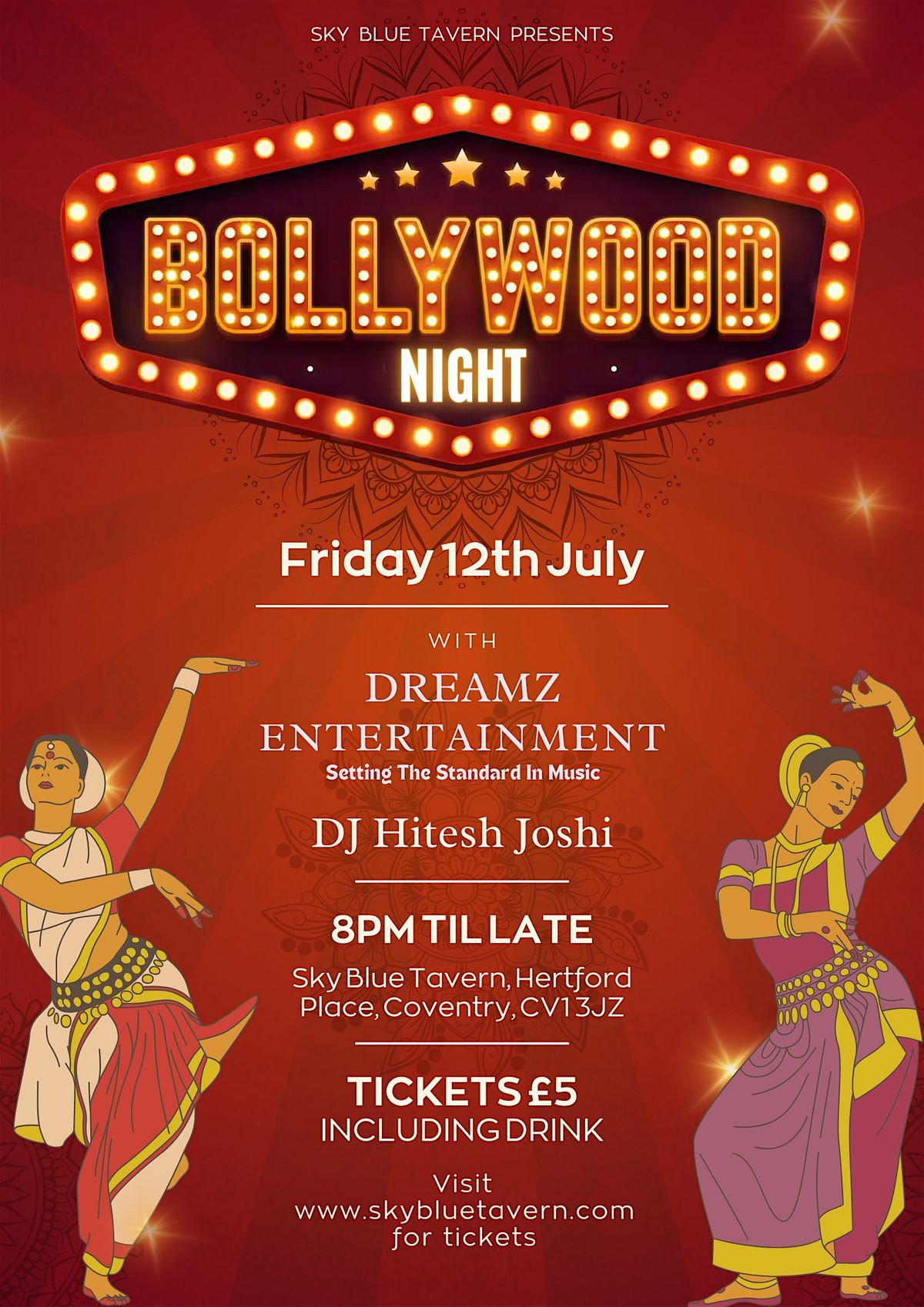 Bollywood Night: Sky Blue Tavern