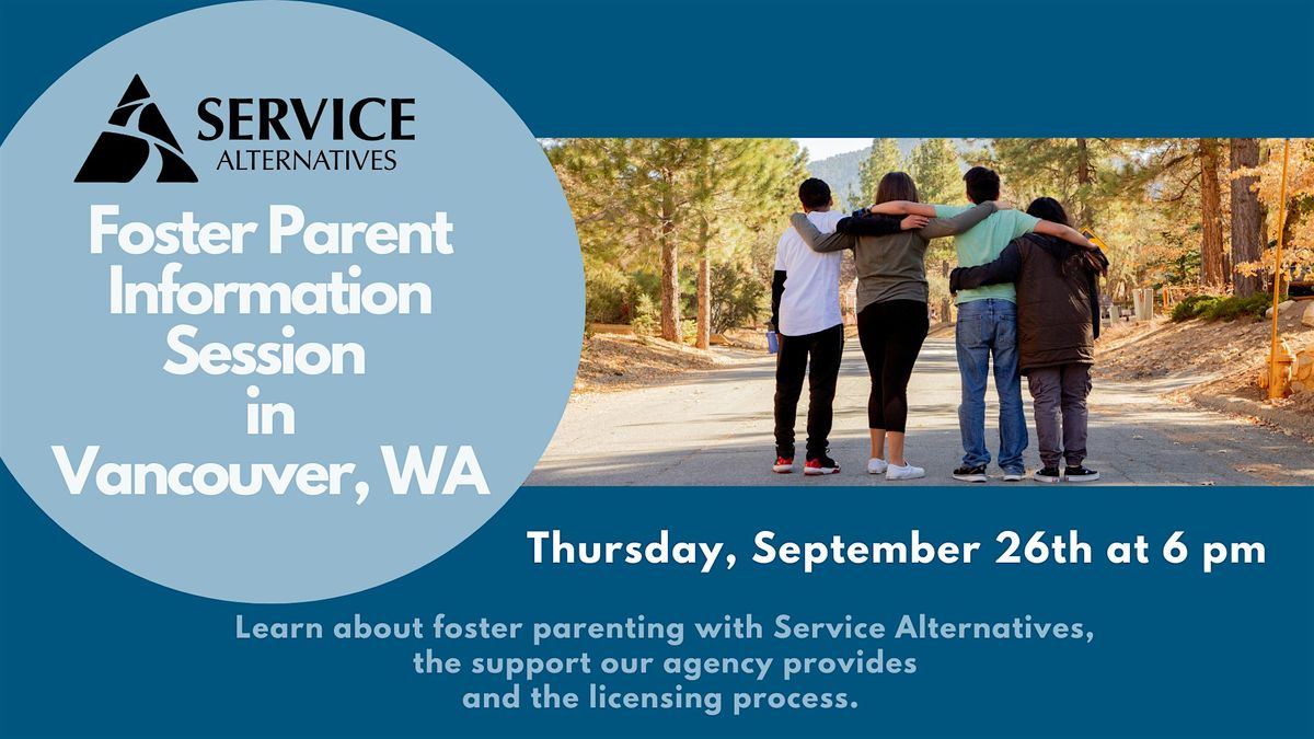 Foster Parent Information Session in Vancouver, WA