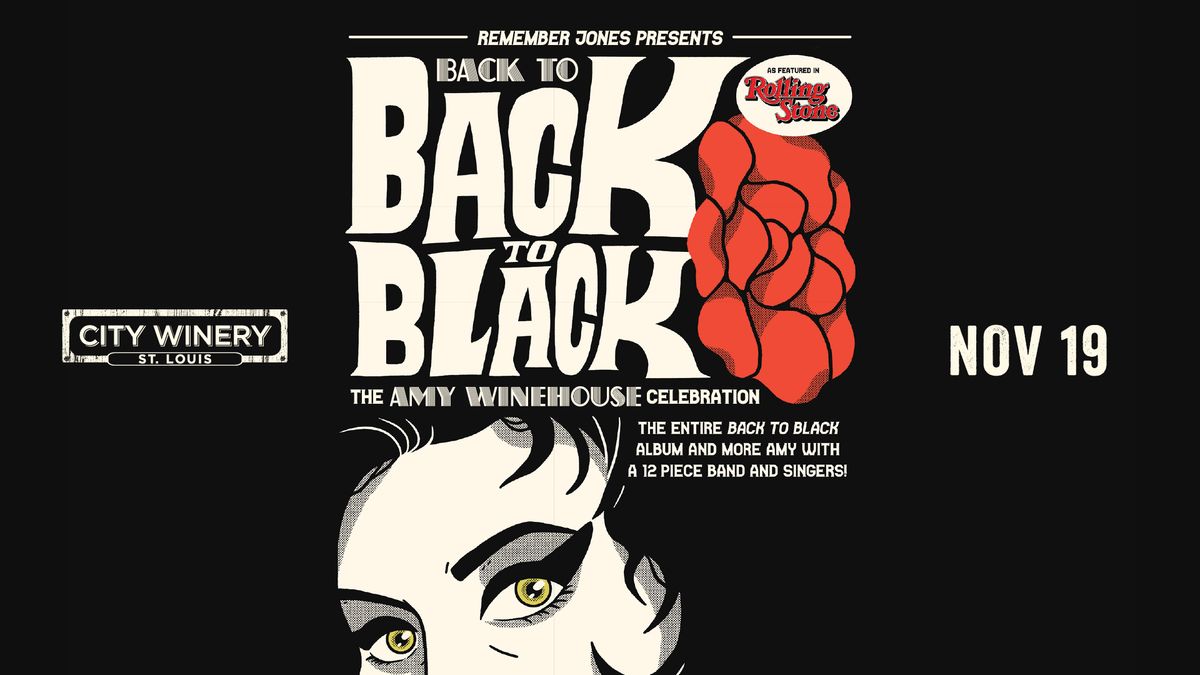 Back to Back to Black: an Amy Winehouse Celebration hosted by Remember Jones at City Winery STL