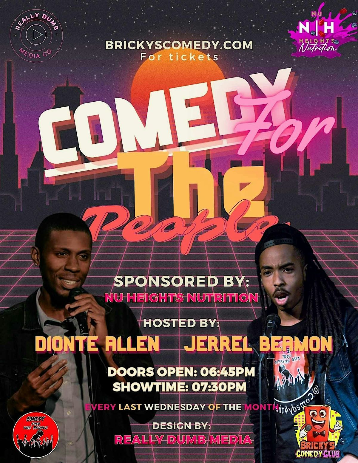 Comedy for the People @ Bricky's!