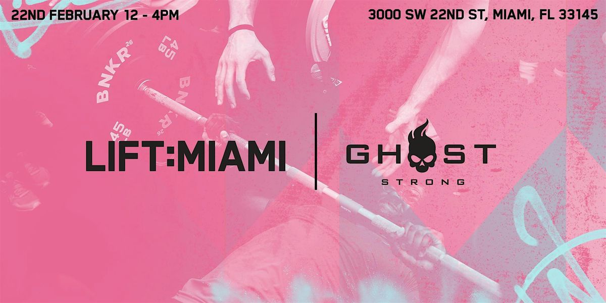 GYMSHARK X GHOST GYM : THE LIFT:MIAMI WARM UP