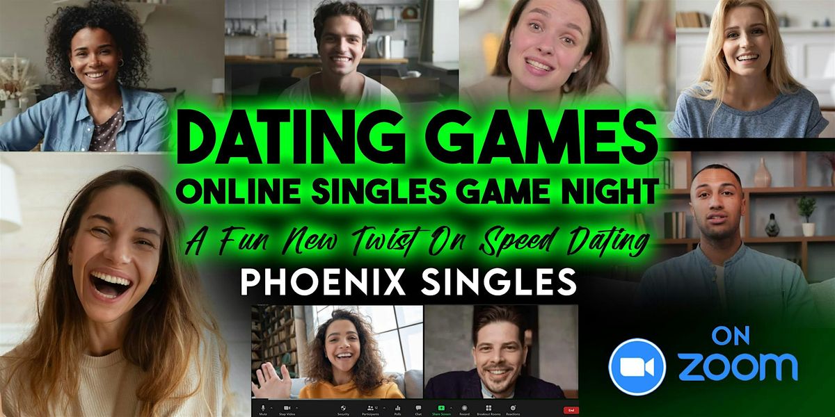 Phoenix, Arizona Online Singles Event On Zoom -  Speed Dating Game Night