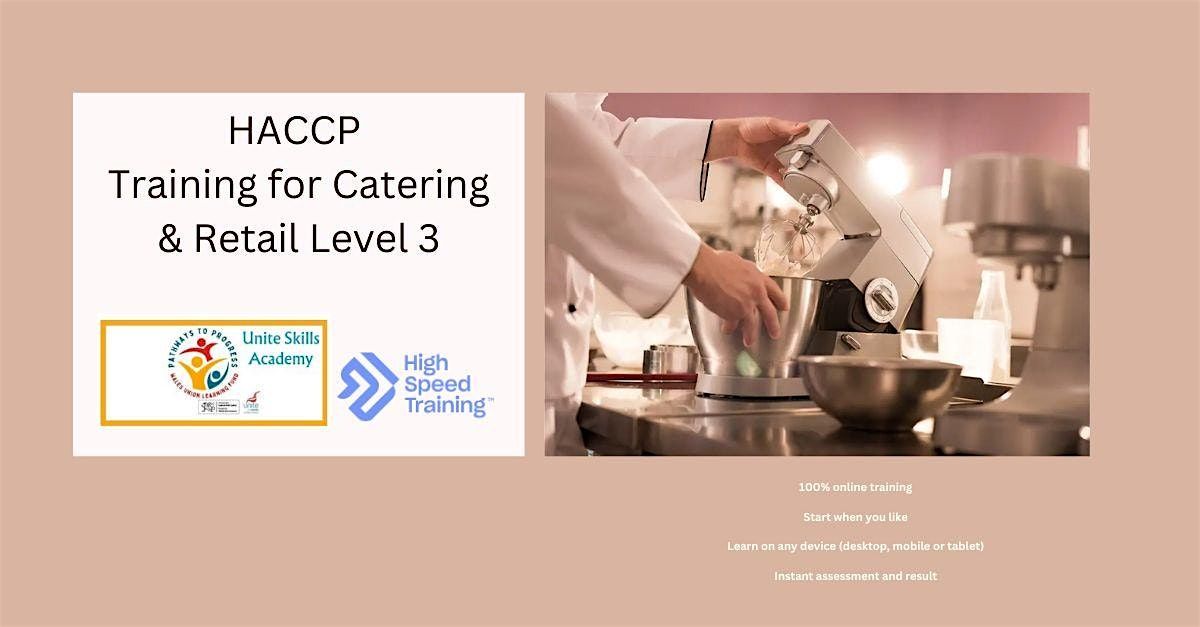 HACCP Level 3 Training for Catering & Retail