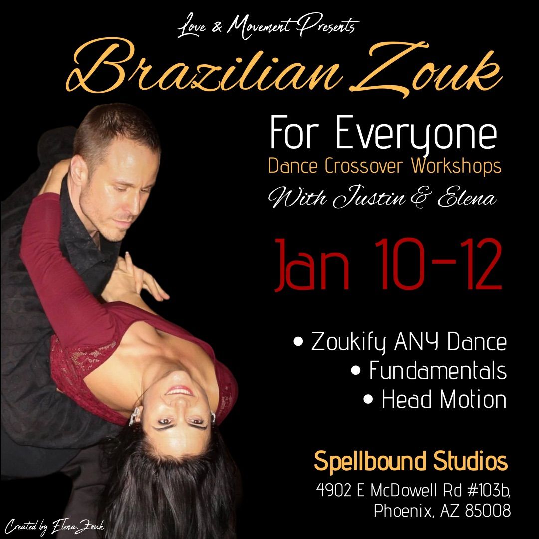 Brazilian Zouk Crossover Weekend with Justin & Elena