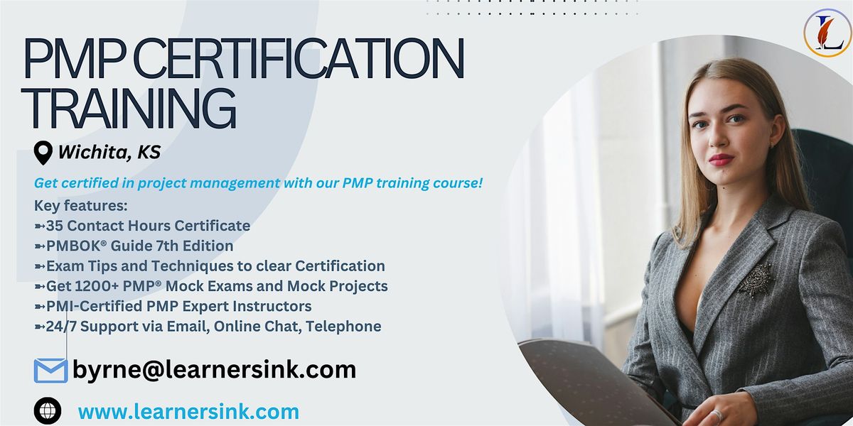 PMP Exam Prep Instructor-led Training Course in Wichita, KS