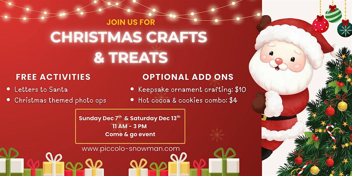 Letters to Santa & Treats Event