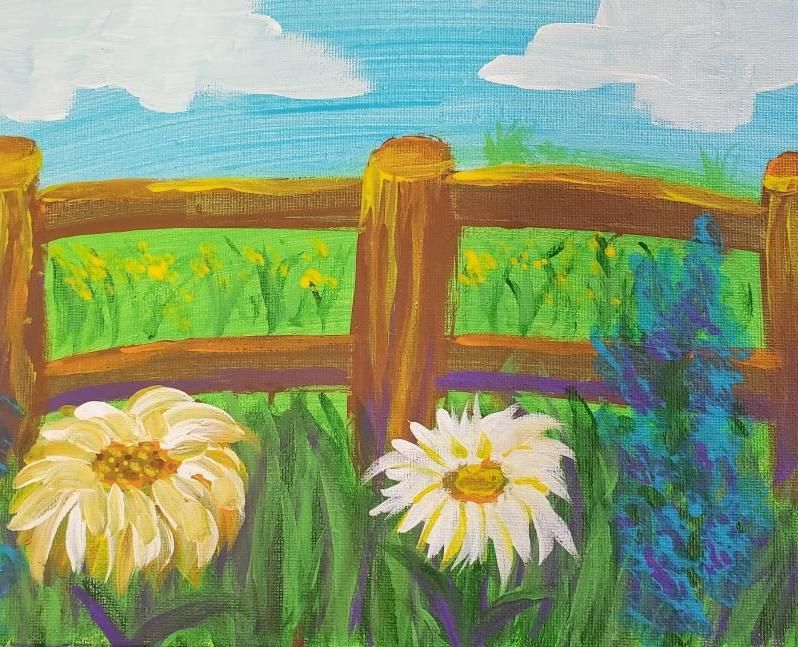 Spring Flowers Painting Classes!