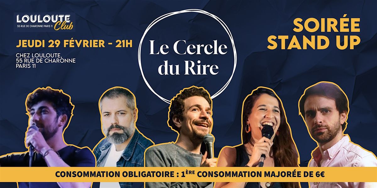 [STAND UP COMEDY] Le Cercle du Rire chez Louloute