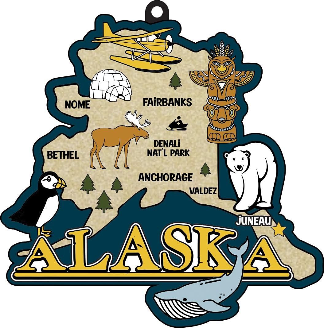 2022 Race Thru Alaska 5K 10K 13.1 26.2 -Participate from Home Save $2