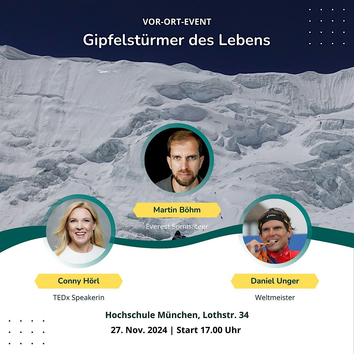 Gipfelst\u00fcrmer des Lebens:  Inspirationen vom Mt. Everest