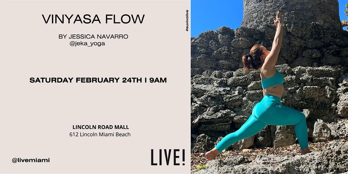 LIVE! EXPERIENCE | VINYASA FLOW BY JESSICA NAVARRO