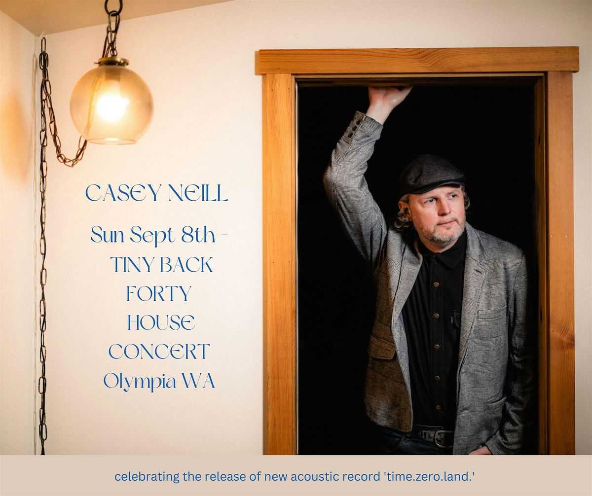 Casey Neill house concert in Olympia, WA