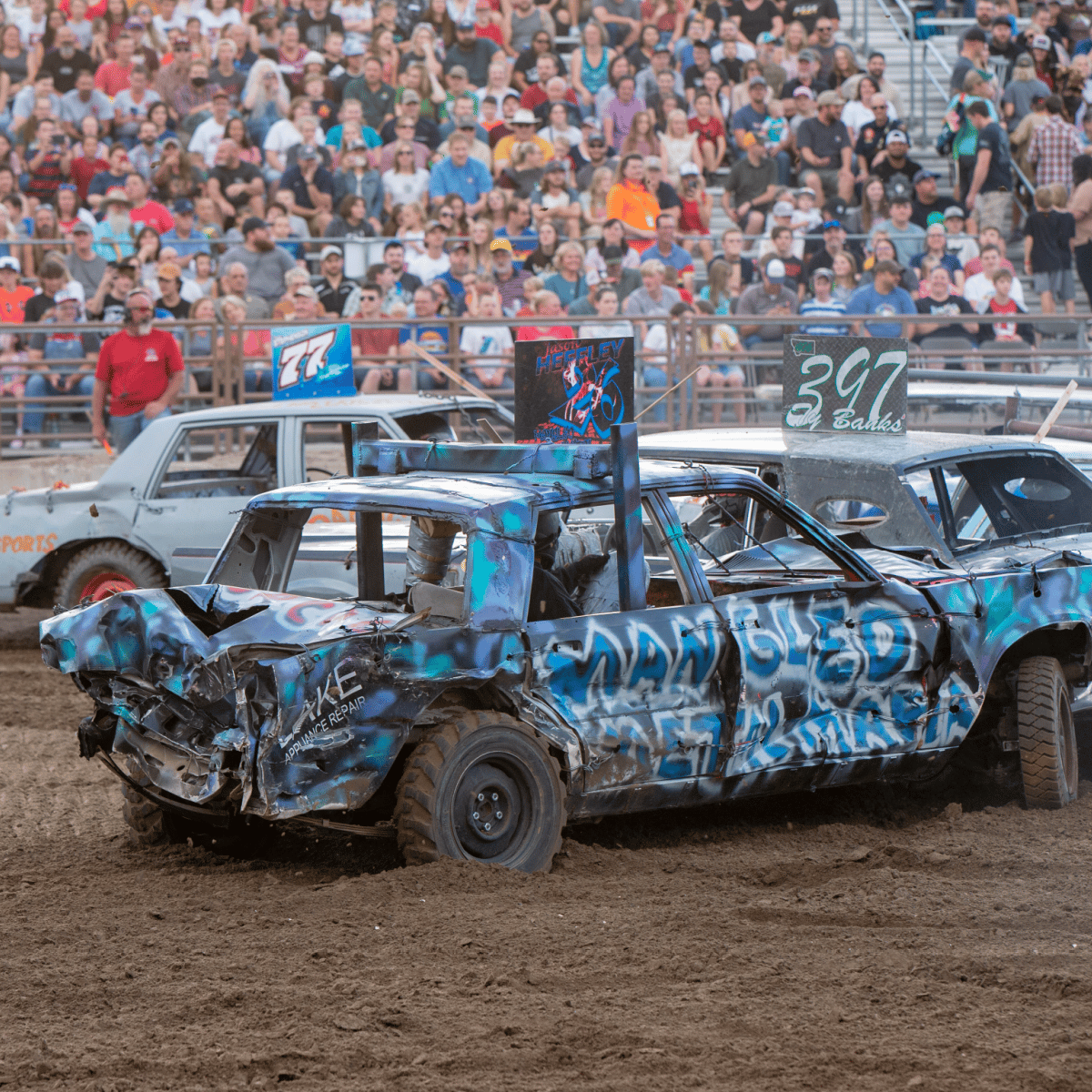 West Jordan Demolition Derby at West Jordan Rodeo Grounds