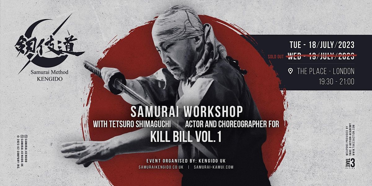 KENGIDO - Samurai Workshop in London - JUL 18 & 19 2023