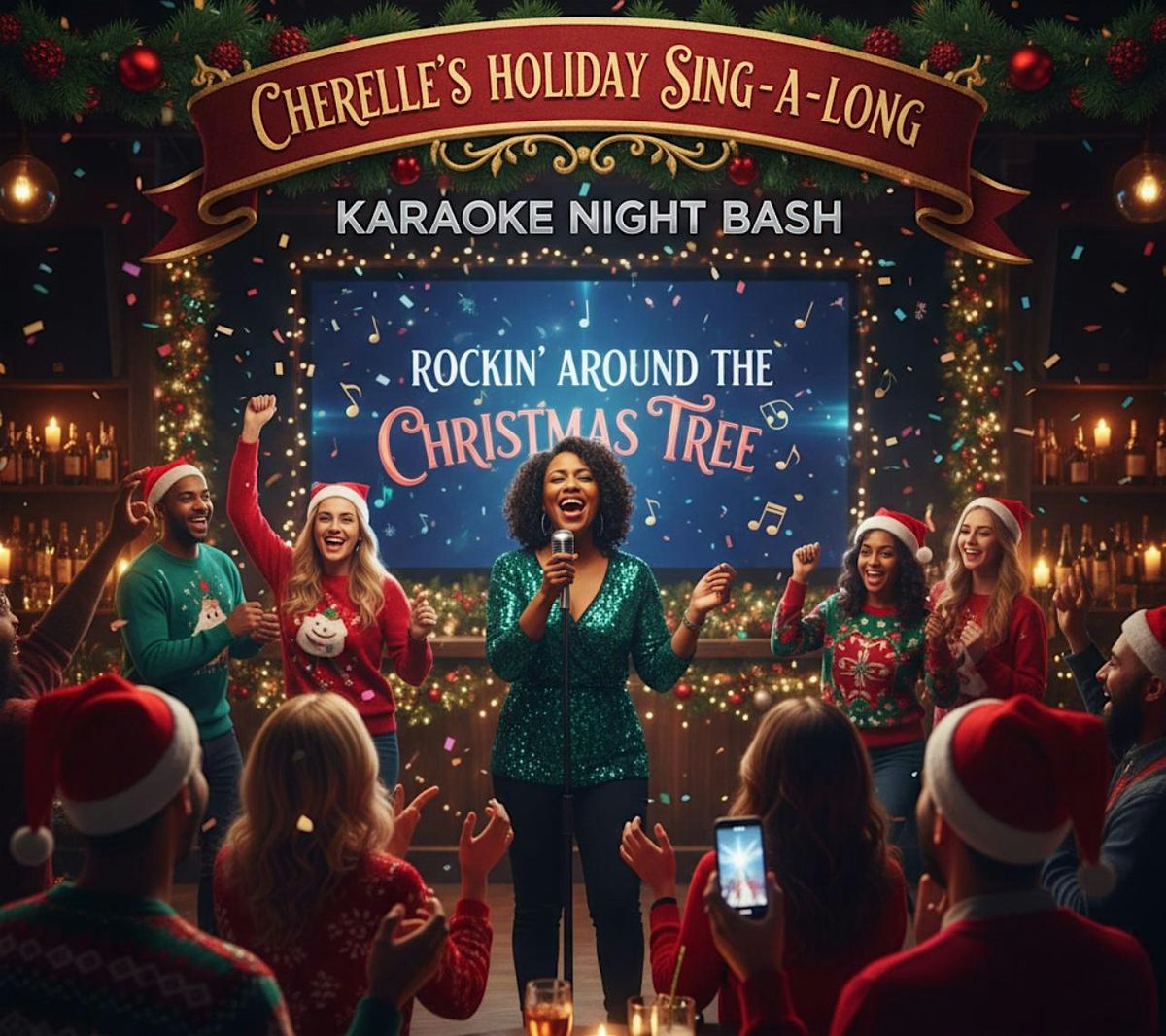 Cherelle\u2019s Holiday Sing A Long- Karaoke Night Bash