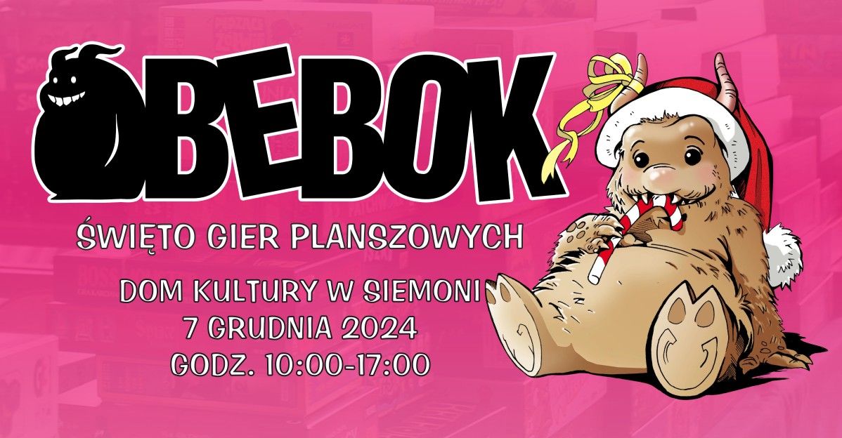 Bebok - \u015bwi\u0119to gier planszowych w Siemoni 2024