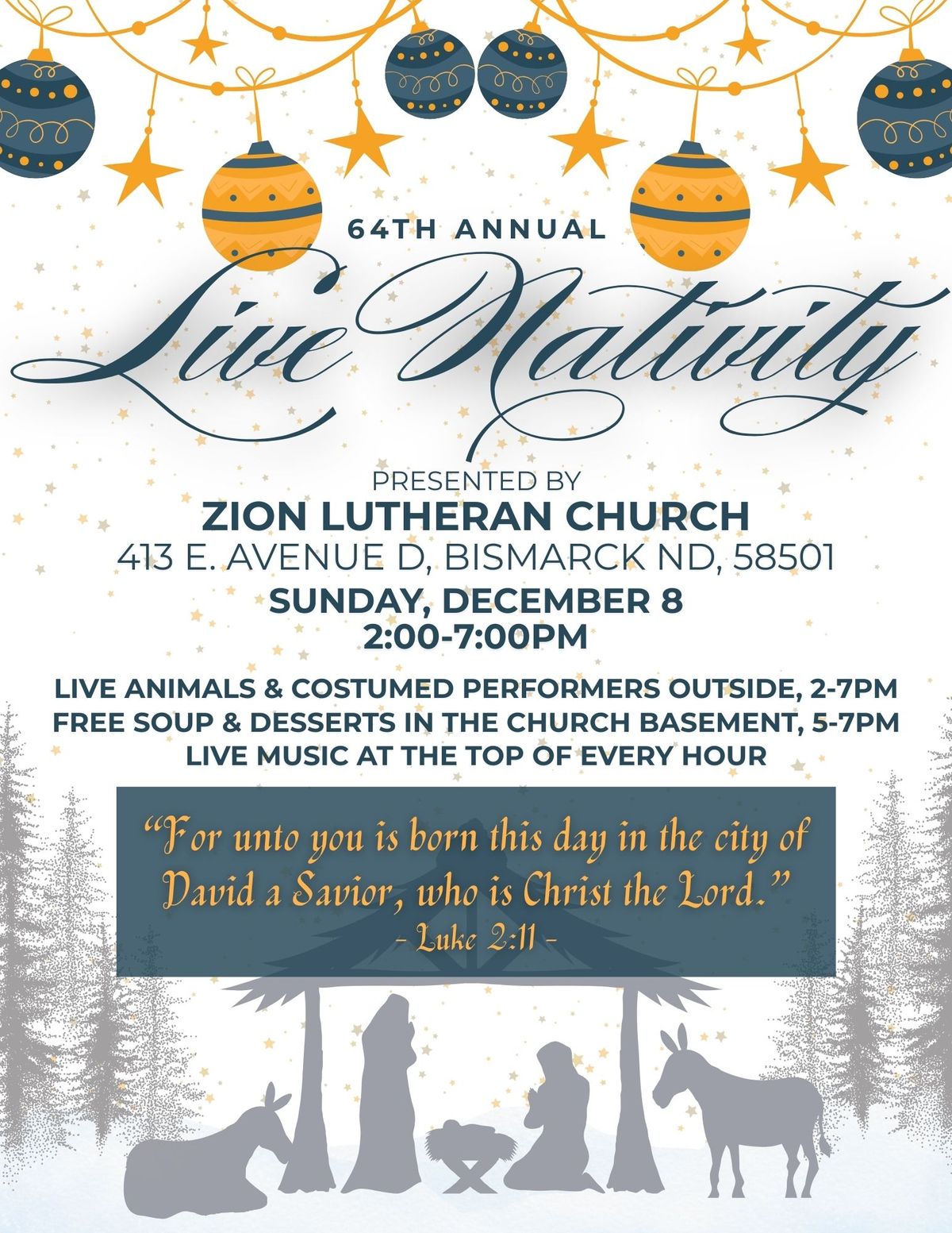 64th Annual Live Nativity