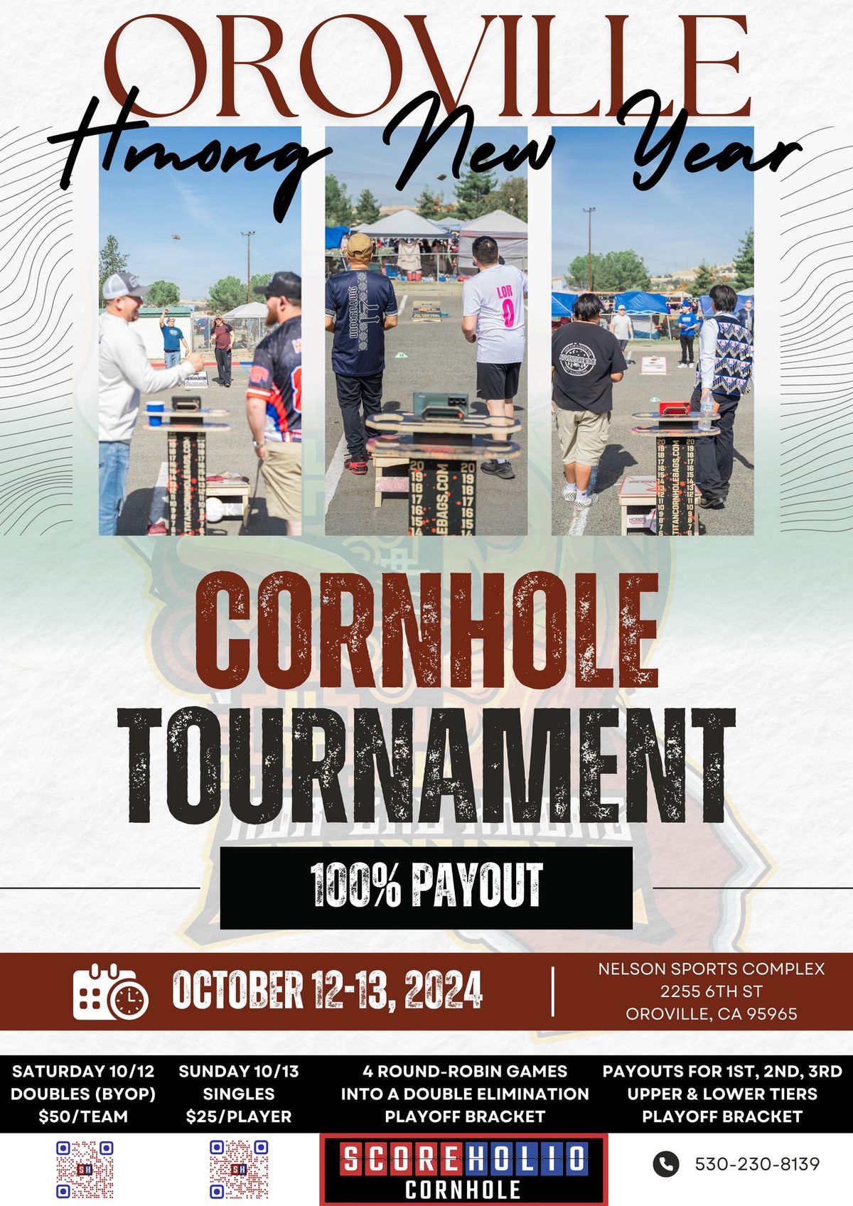 2024\/2025 OROVILLE HMONG NEW YEAR CORNHOLE TOURNAMENT