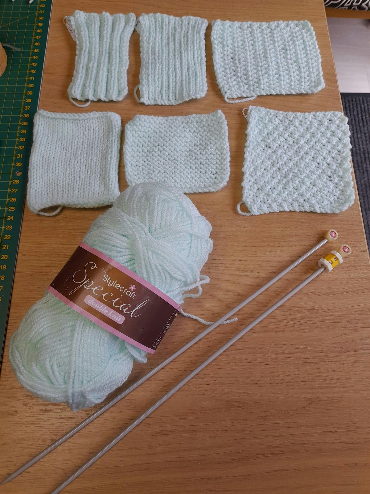 Next Steps in Knitting Class at Abakhan Shrewsbury