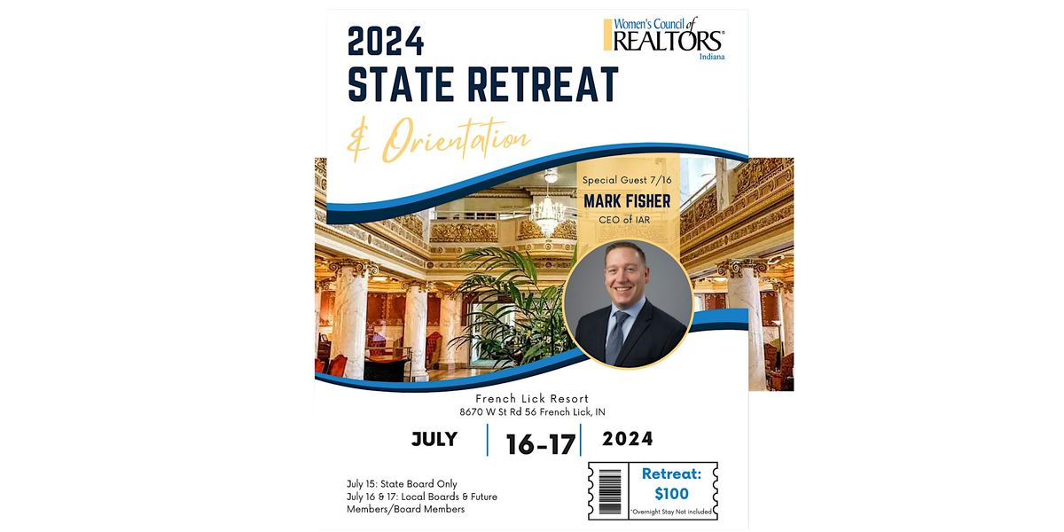 2024 Women's Council of Realtors Indiana State Retreat & Orientation