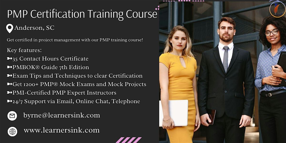 Increase your Profession with PMP Certification In Anderson, SC