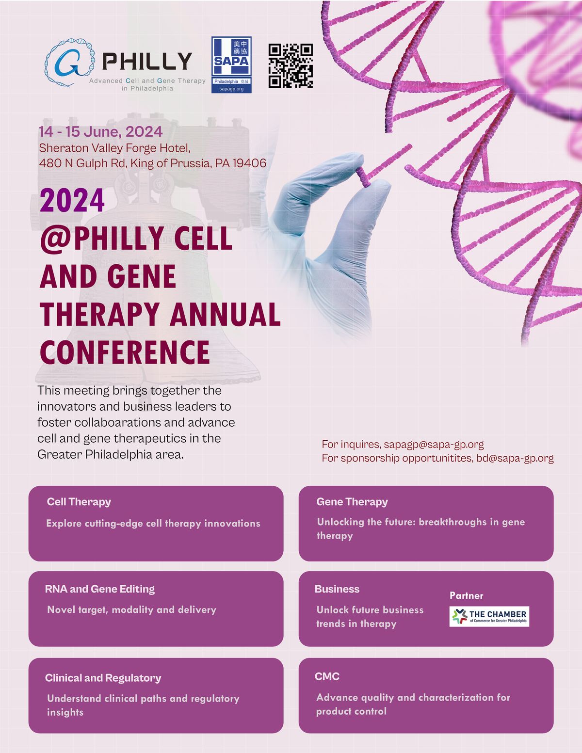 2025 Philly Cell And Gene Therapy Annual Conference, Sheraton Valley