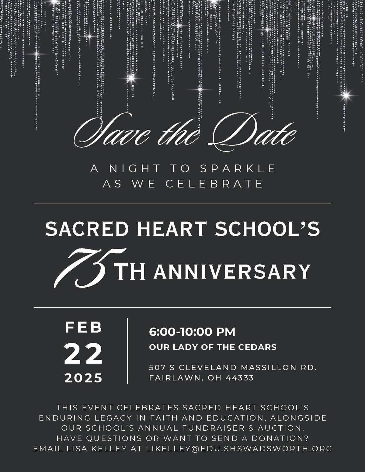 Sacred Heart School 75th Anniversary Audition Gala