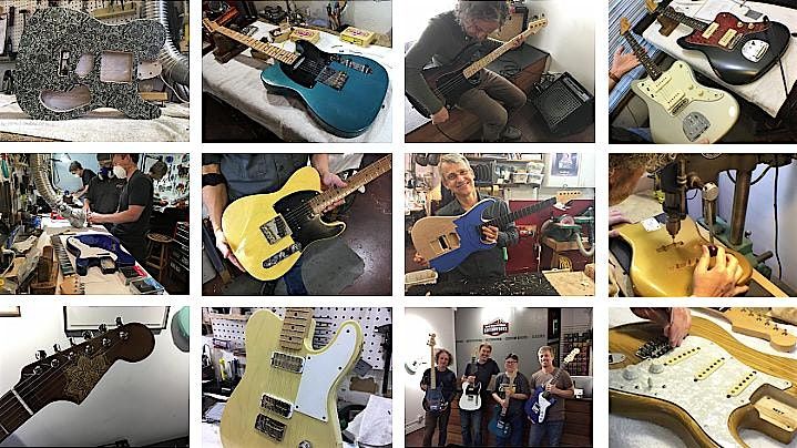 Custom Electric Guitar Building Class -signup by March 13