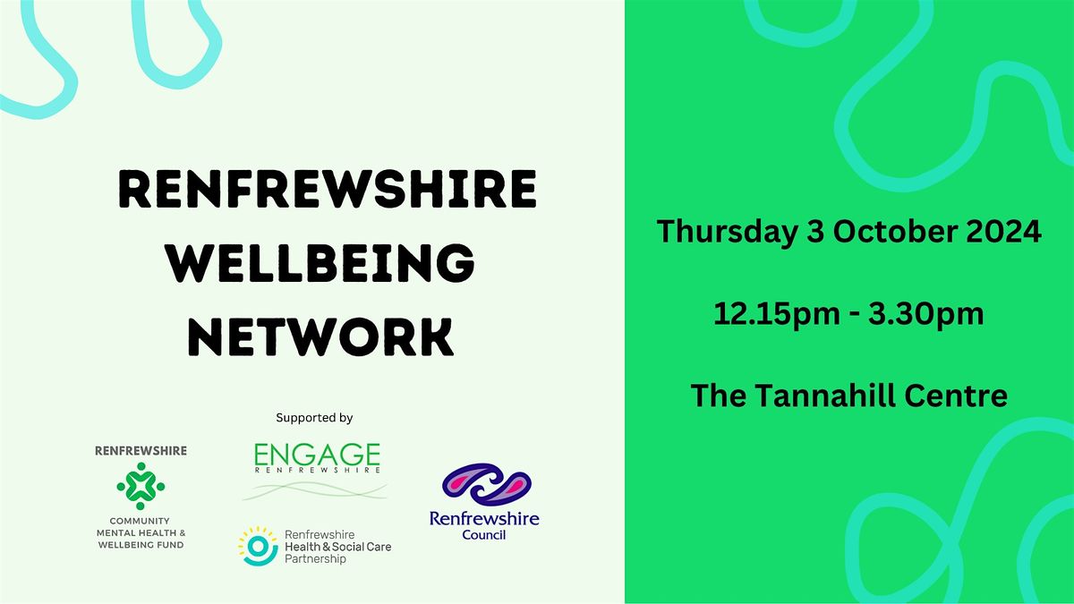 Renfrewshire Wellbeing Network October meeting