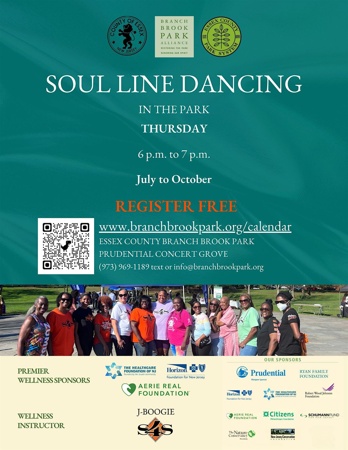 Soul Line Dancing at Essex County Branch Brook Park