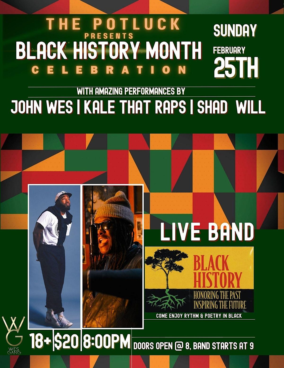 "The Potluck"  Presents: Black History Month Celebration