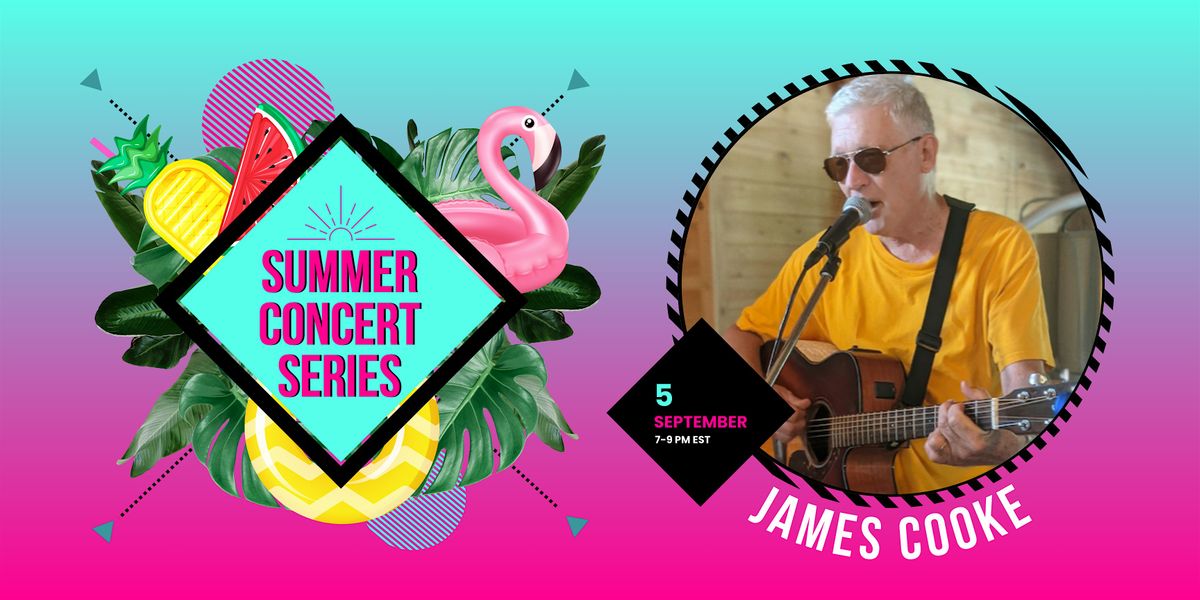 2024 Poolside Summer Concert Series feat. James Cooke