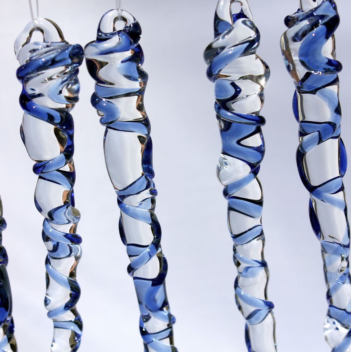 Flameworked Glass Icicles - November 21