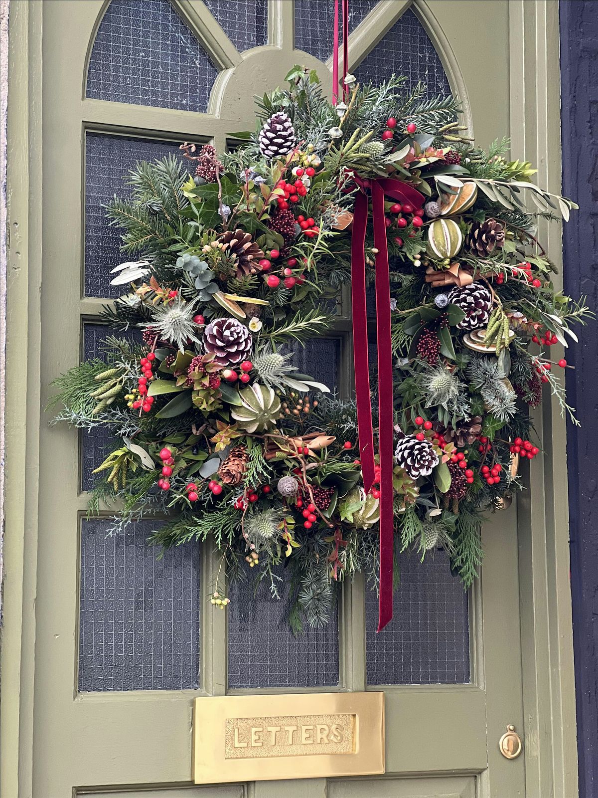 Luxury Christmas wreath making workshop