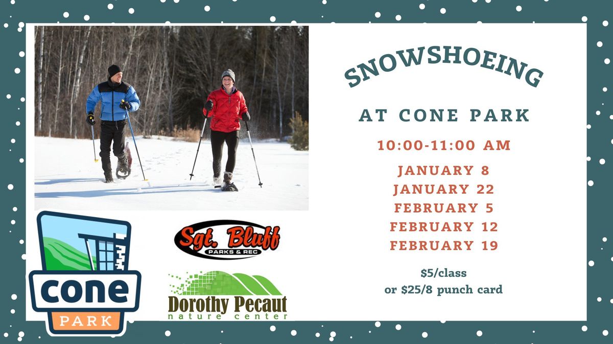 Snowshoeing at Cone Park