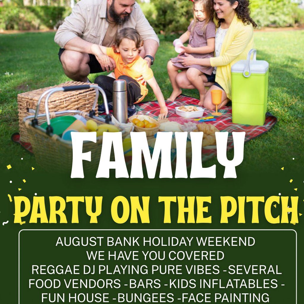Family party on the pitch