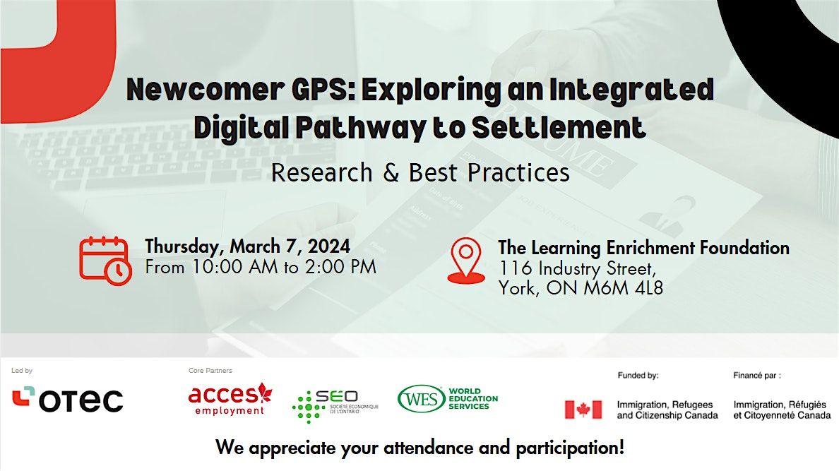 HYBRID- Newcomer GPS: Exploring an Integrated Digital Pathway to Settlement