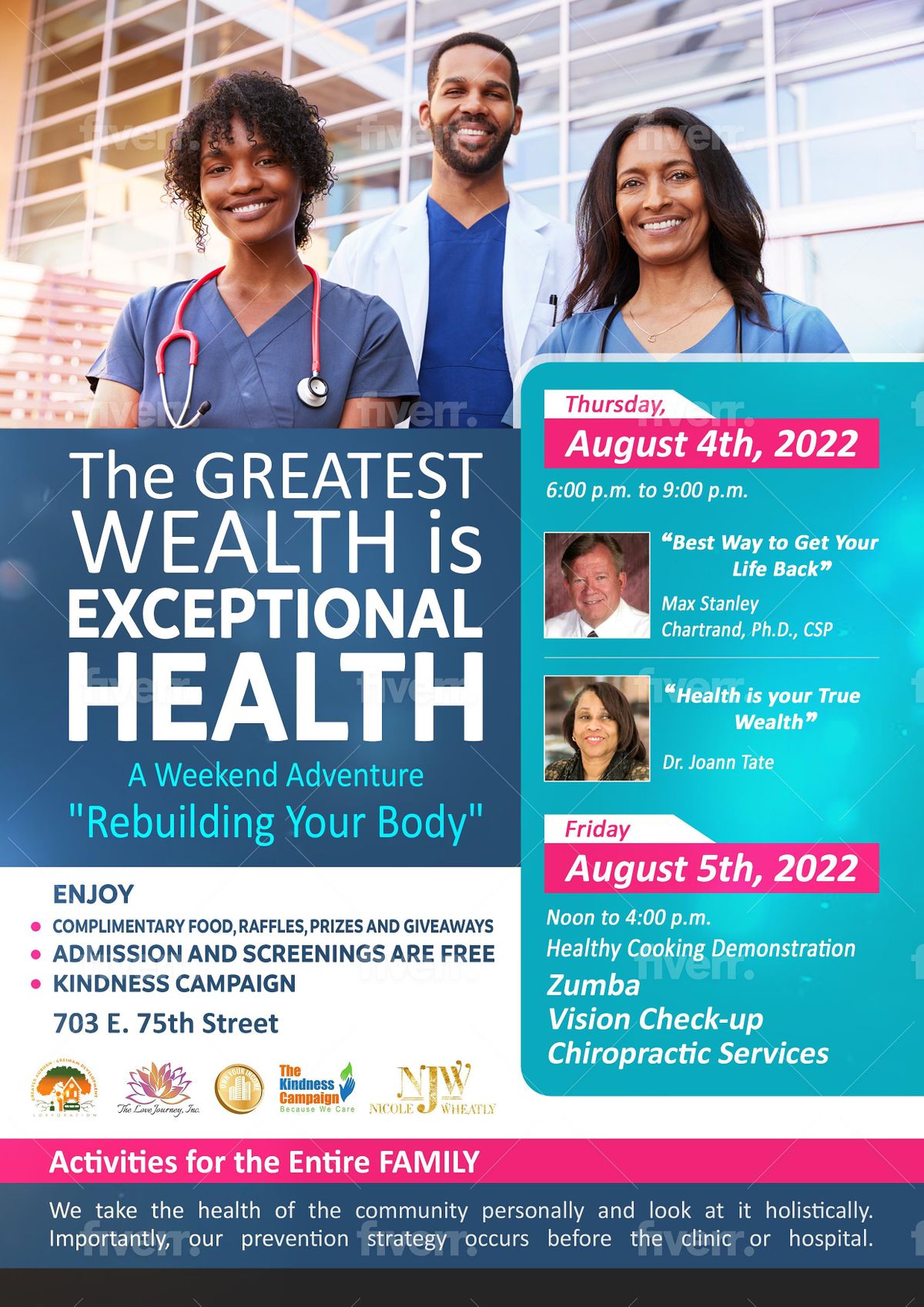 THE GREATEST WEALTH IS EXCEPTIONAL HEALTH "REBUILD YOUR BODY"